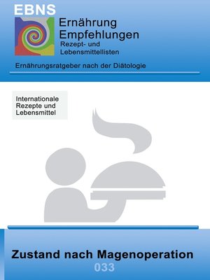 cover image of Ernährung nach Magenoperation